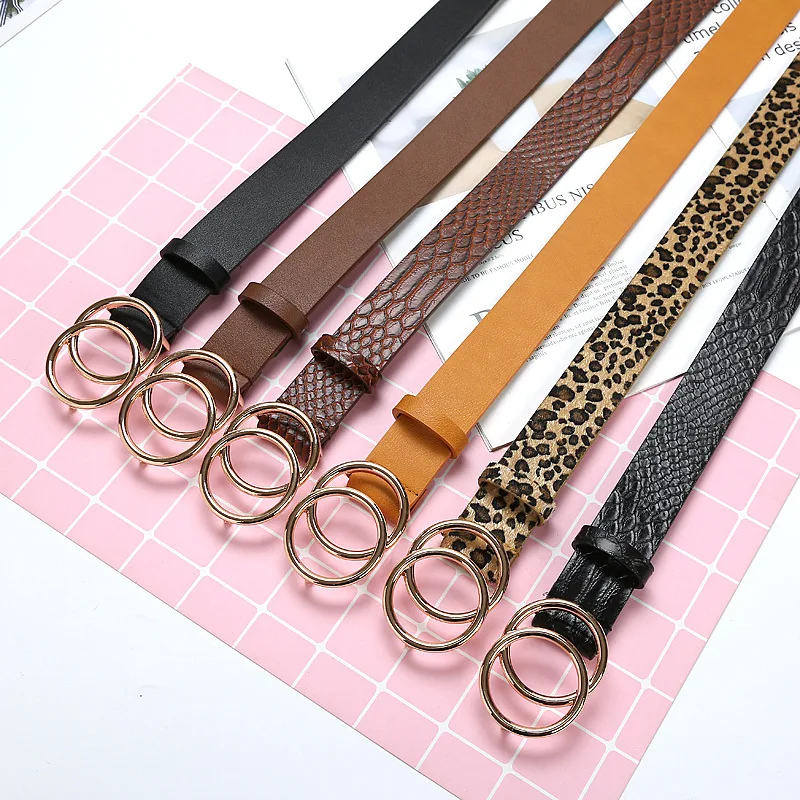 PU Leather Double Round Buckle Waist Belt Women Wide Stretch Waistband For Dress Skirt Female Fashion Waist Belt
PU Leather Double Round Buckle Waist Belt Women Wide Stretch Waistband For Dress Skirt Female Fashion Waist Belt