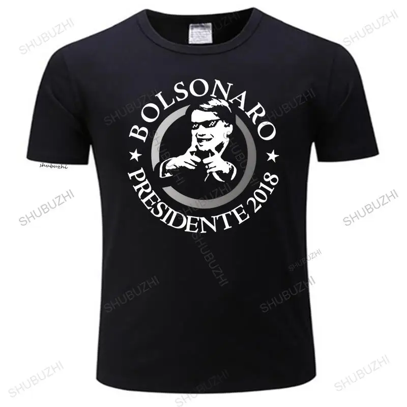 Male Black Tshirts Bolsonaro Presidente Tops Tee T Shirt Melhor JAIR Funny Trump Black Navy Tee-Shirt Breathable short sleeve
Male Black Tshirts Bolsonaro Presidente Tops Tee T Shirt Melhor JAIR Funny Trump Black Navy Tee-Shirt Breathable short sleeve