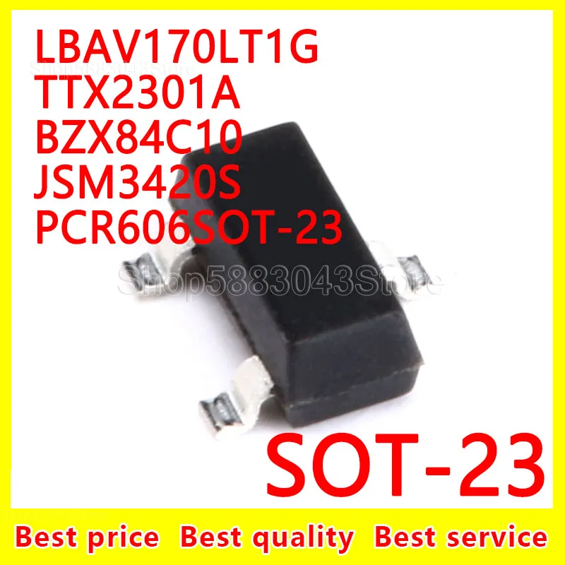 (20 шт.) 100% новинка оригинальный LBAV170LT1G TTX2301A BZX84C10 JSM3420S PCR606 SOT-23 SOT23 
(20 шт.) 100% новинка оригинальный LBAV170LT1G TTX2301A BZX84C10 JSM3420S PCR606 SOT-23 SOT23