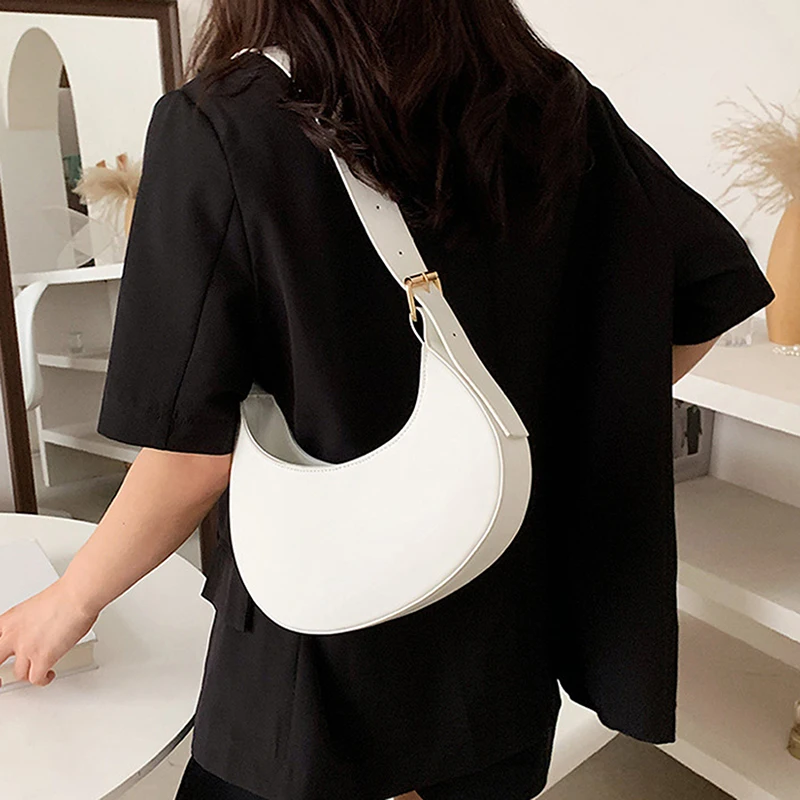 French Style Leather Shoulder Bag Crescent Armpit Small Handbags For Women Clutch Bags Solid Color Fashion Vintage Tote Purse
French Style Leather Shoulder Bag Crescent Armpit Small Handbags For Women Clutch Bags Solid Color Fashion Vintage Tote Purse