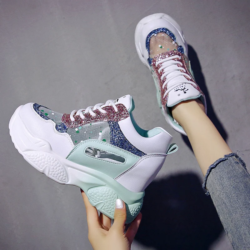 Женская модная универсальная обувь для спорта и отдыха; Сезон весна-лето; Сетчатая дышащая обувь на толстой подошве; Обувь для папы
Женская модная универсальная обувь для спорта и отдыха; Сезон весна-лето; Сетчатая дышащая обувь на толстой подошве; Обувь для папы
