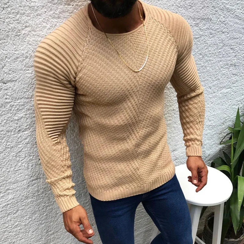 2020 New Autumn Winter Pullover Sweaters Men O-neck Solid Color Long Sleeve Knitwear Slim Men's Sweater Pull Male Clothing
2020 New Autumn Winter Pullover Sweaters Men O-neck Solid Color Long Sleeve Knitwear Slim Men's Sweater Pull Male Clothing