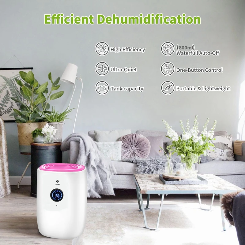 1 Pcs Electric Mini Air Dehumidifier 800Ml UK Plug & 1 Pcs Door Bottom Seal Strip Draft Stopper Dust Proof Window Strip
1 Pcs Electric Mini Air Dehumidifier 800Ml UK Plug & 1 Pcs Door Bottom Seal Strip Draft Stopper Dust Proof Window Strip