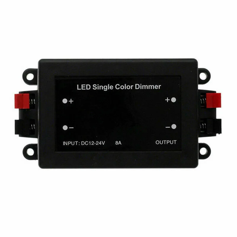 DC 12V/24V 8A LED Single Color Dimmer Wireless RF Remote Control Dimmer Switch for LED Strip Light
DC 12V/24V 8A LED Single Color Dimmer Wireless RF Remote Control Dimmer Switch for LED Strip Light