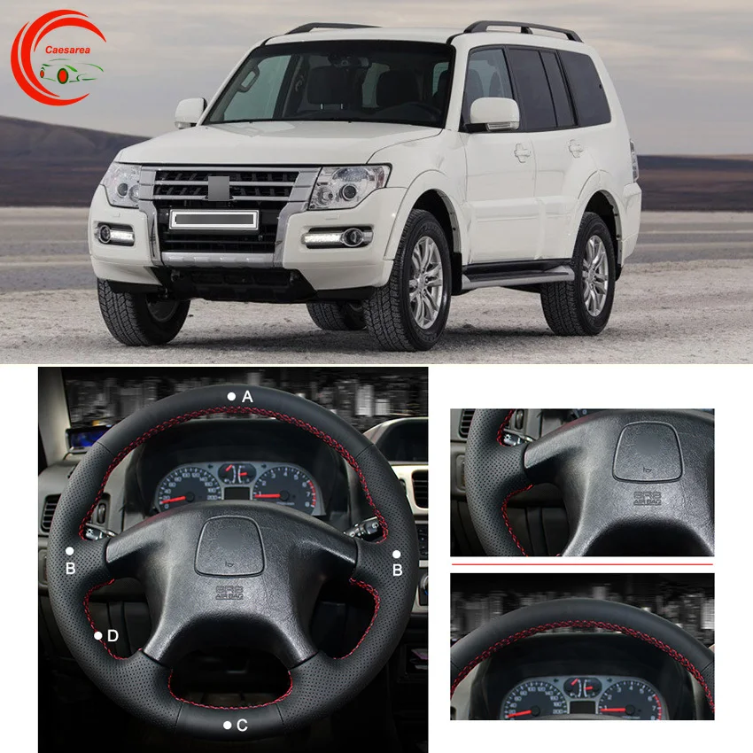 Для Mitsubishi Pajero Montero Sport черный кожаный чехол рулевого колеса автомобиля DIY рука сшитый на заказ
Для Mitsubishi Pajero Montero Sport черный кожаный чехол рулевого колеса автомобиля DIY рука сшитый на заказ