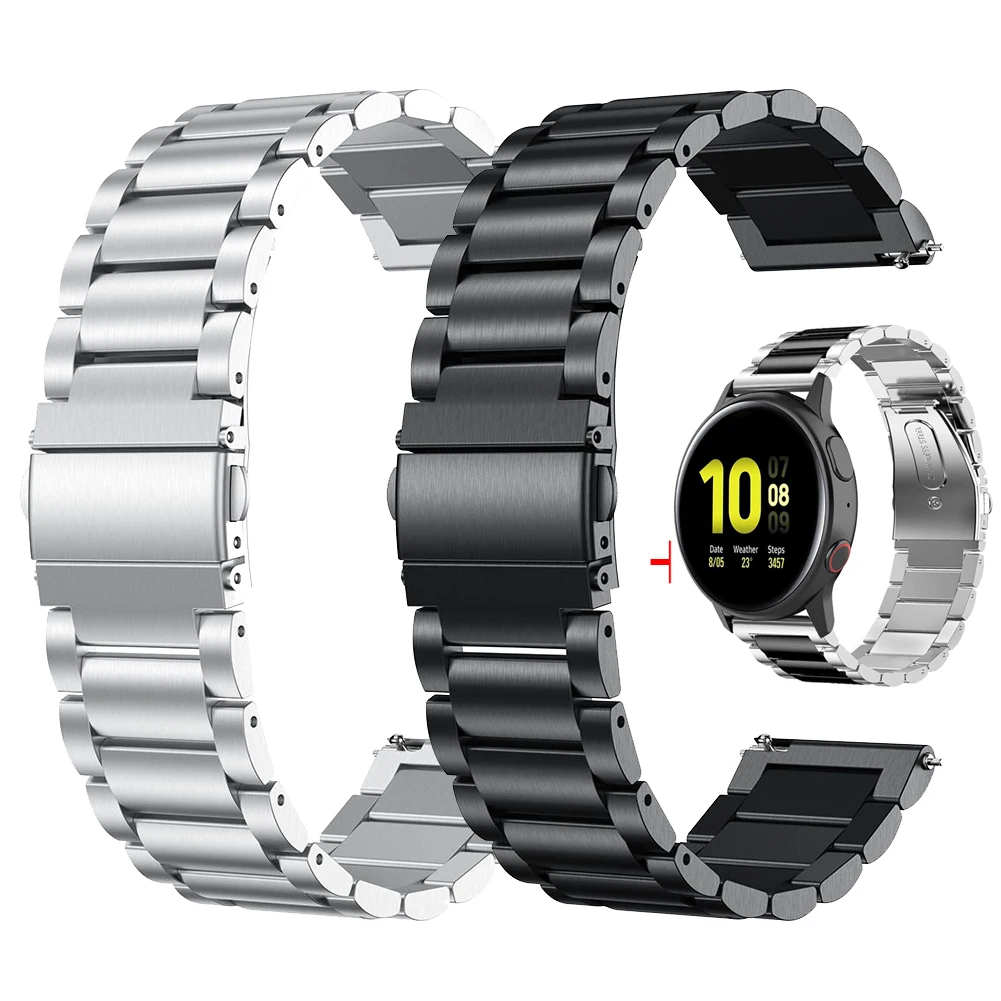 For Samsung Galaxy Watch Active 2 Metal Wrist Strap 44mm 40mm Band Bracelet for Galaxy Watch 46mm 42mm Gear Sport/S3 Watchband
For Samsung Galaxy Watch Active 2 Metal Wrist Strap 44mm 40mm Band Bracelet for Galaxy Watch 46mm 42mm Gear Sport/S3 Watchband