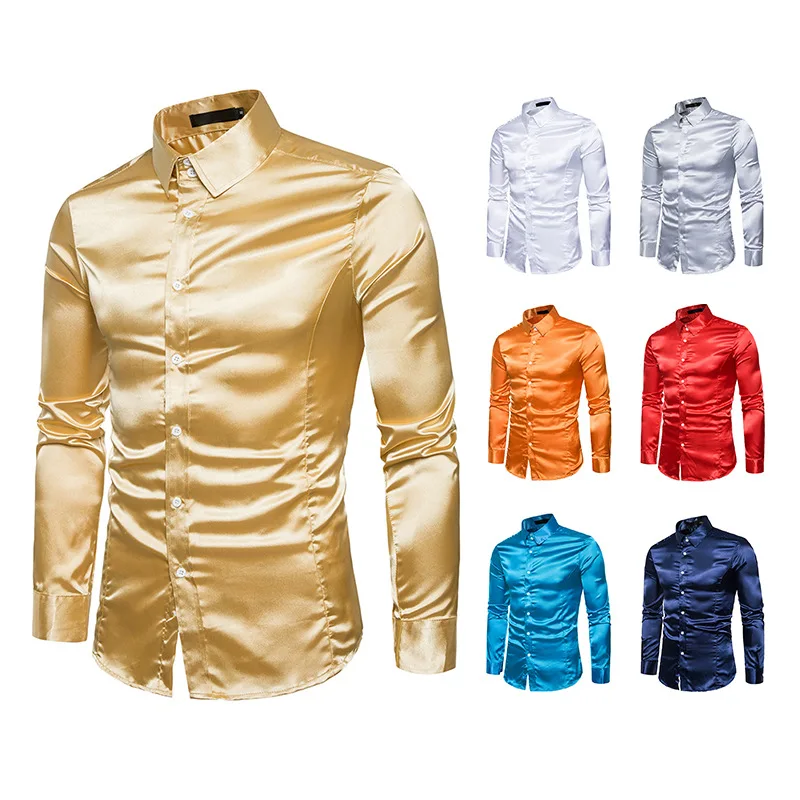 European size men's shirt, high quality casual fashion shirt, bright face long sleeve Lapel shirt,
European size men's shirt, high quality casual fashion shirt, bright face long sleeve Lapel shirt,