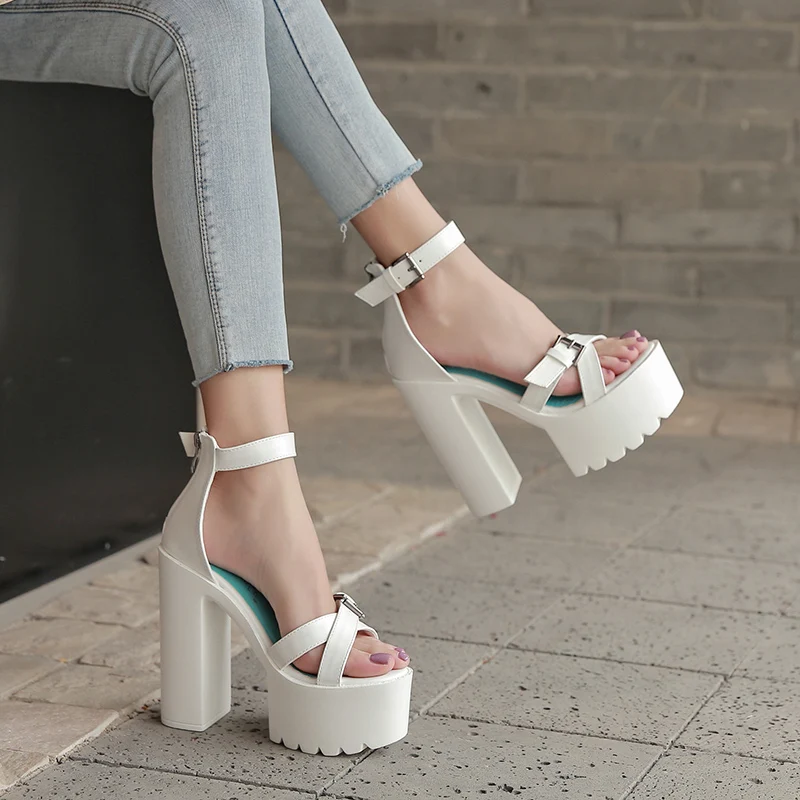 2021 New Summer Chunky Heel 14cm High Heel Platform Shoes Dance T Platform Nightclub Super High Heel Platform Women's Sandals
2021 New Summer Chunky Heel 14cm High Heel Platform Shoes Dance T Platform Nightclub Super High Heel Platform Women's Sandals