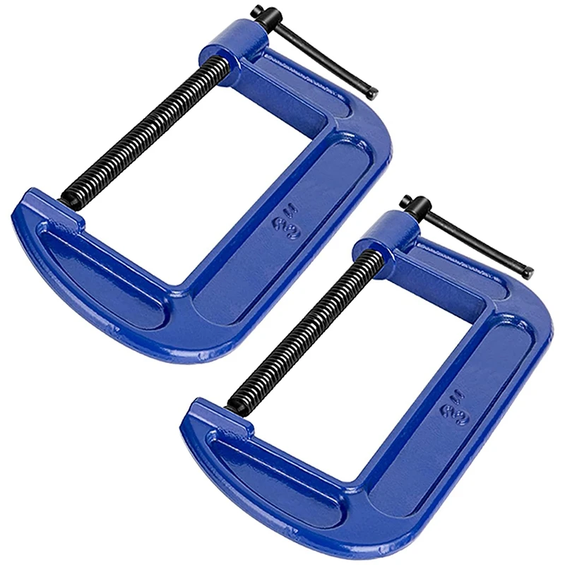 C Clamps Set, 3-Inch C Clamp Heavy Duty C Clamps For DIY Carpentry Woodwork Building (3Inch 2Pcs)
C Clamps Set, 3-Inch C Clamp Heavy Duty C Clamps For DIY Carpentry Woodwork Building (3Inch 2Pcs)