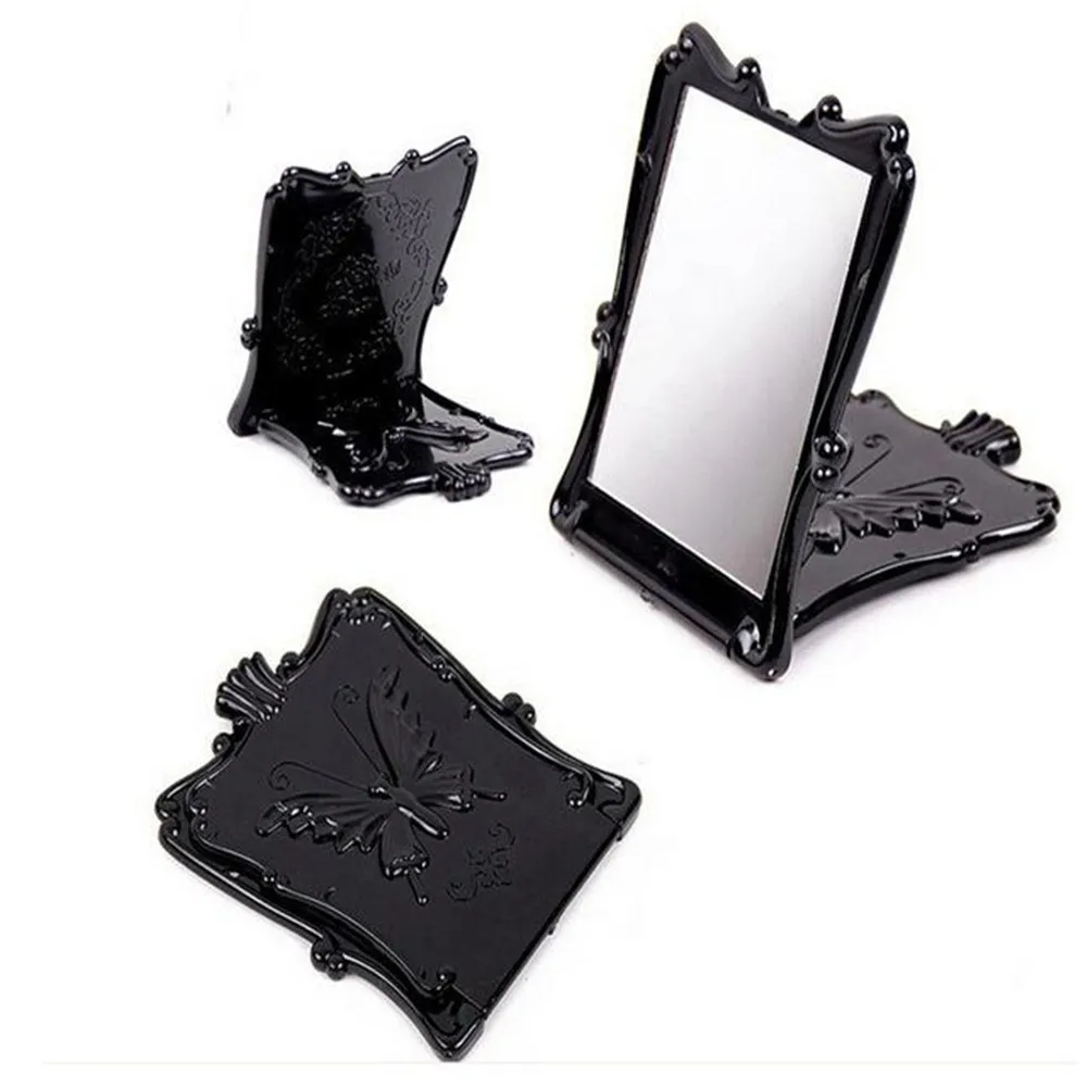 Women Portable black butterfly rose cosmetic Black Fashion compact mirror elegant makeup gift Eco-Friendly Plastic mirror
Women Portable black butterfly rose cosmetic Black Fashion compact mirror elegant makeup gift Eco-Friendly Plastic mirror