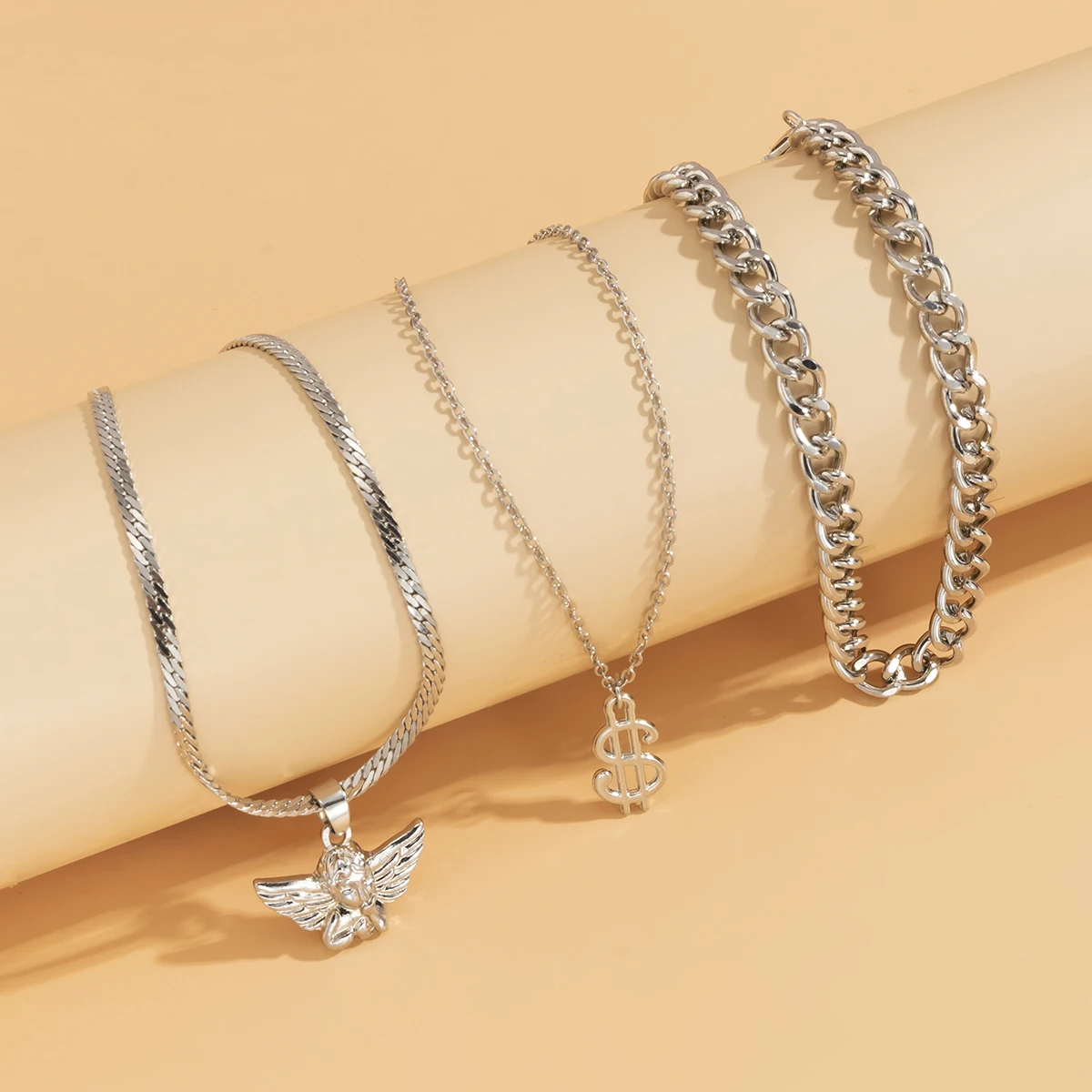 PuRui Layered Snake Chain with Dollar Sign Angel Anklet Ankle Bracelets for Women Trendy Foot Chains Jewelry Bracelet on the Leg 
PuRui Layered Snake Chain with Dollar Sign Angel Anklet Ankle Bracelets for Women Trendy Foot Chains Jewelry Bracelet on the Leg