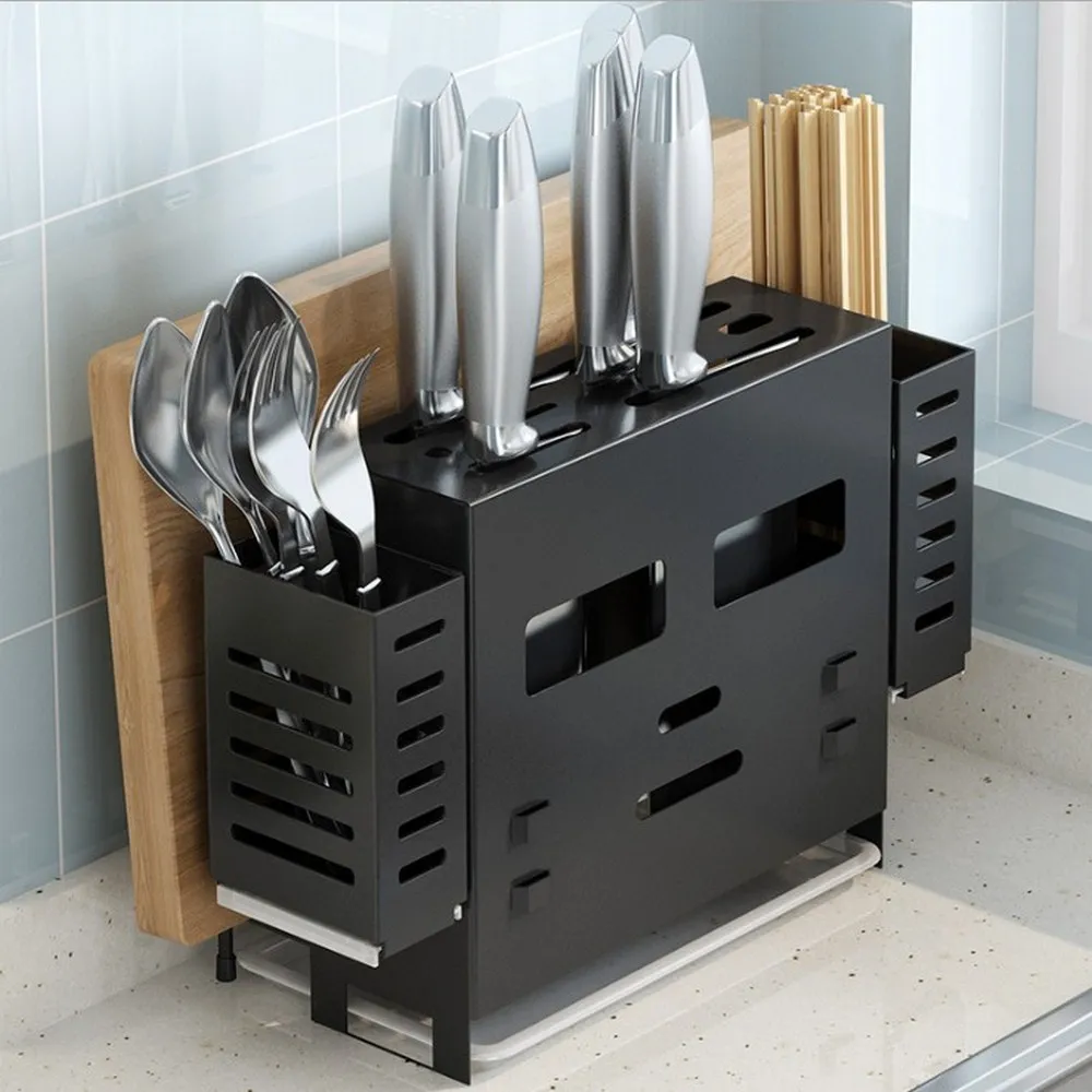Multifunctional Knife Rack Kitchen Storage Plate Shelf Stainless Steel Knife Pot Cover Tableware Tableware Cage Kitchen Supplies
Multifunctional Knife Rack Kitchen Storage Plate Shelf Stainless Steel Knife Pot Cover Tableware Tableware Cage Kitchen Supplies