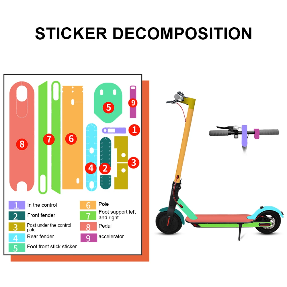 Elektrische Scooter Sticker Full Body Pvc Sticker Waterproof Personalized Sticker For Xiaomi M365 1s/pro Scooter Sticker
Elektrische Scooter Sticker Full Body Pvc Sticker Waterproof Personalized Sticker For Xiaomi M365 1s/pro Scooter Sticker