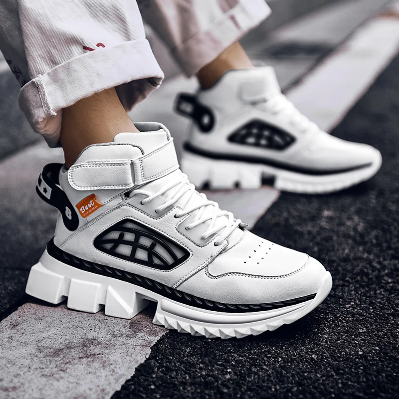 New Shoes Men Sneakers Leather Running Shoes for Men Breathable Adult Sports Shoes Outdoor Athletic Training Jogging Increase
New Shoes Men Sneakers Leather Running Shoes for Men Breathable Adult Sports Shoes Outdoor Athletic Training Jogging Increase