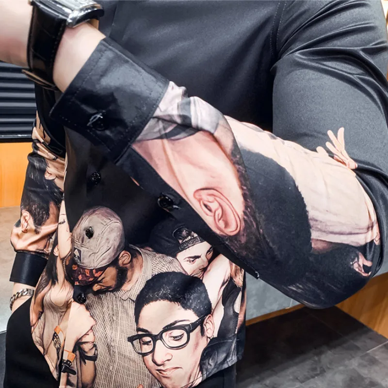 2020 Brand clothing men autumn slim fit pure cotton Printed long-sleeve shirts male High quality lapel Business shirt
2020 Brand clothing men autumn slim fit pure cotton Printed long-sleeve shirts male High quality lapel Business shirt