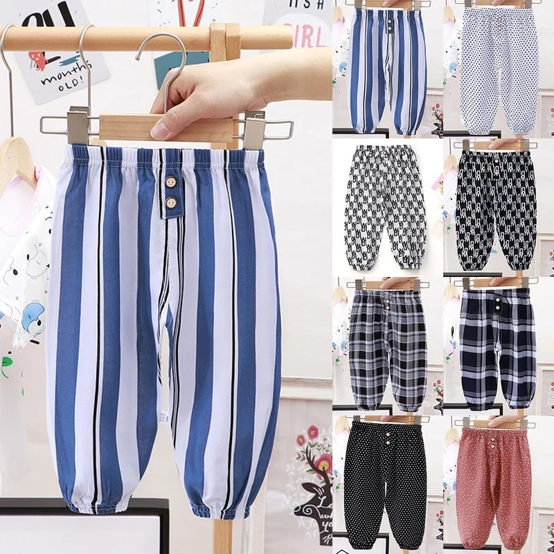 Summer Baby Boys Girls Elastic Waist Loose Long Pants Toddler Casual Mid Waist Comfortable Anti-mosquito Trousers
Summer Baby Boys Girls Elastic Waist Loose Long Pants Toddler Casual Mid Waist Comfortable Anti-mosquito Trousers