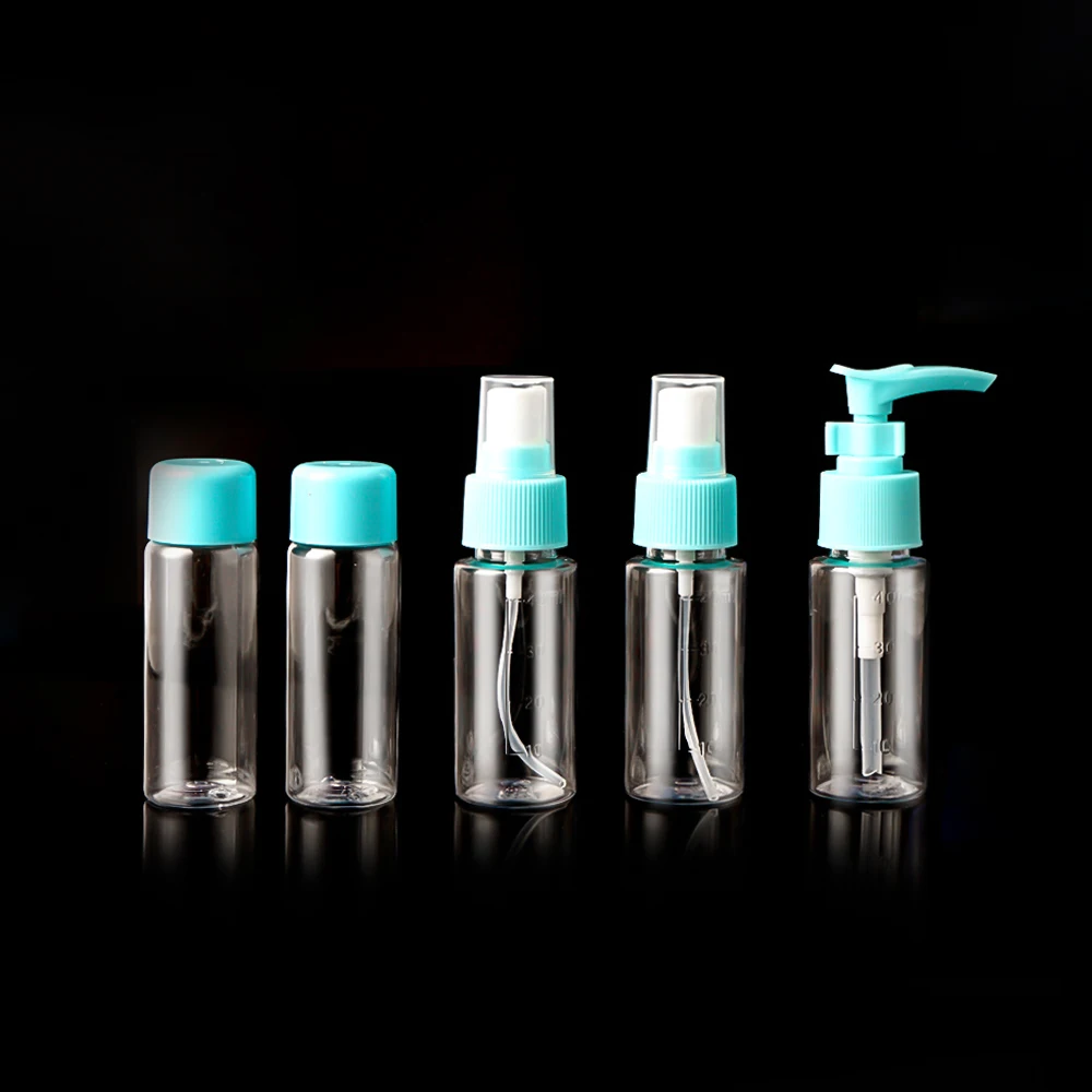 7 Pcs Pink/Blue Travel Mini Makeup Bottling Set Face Lotion Water Lotion Perfume Transparent Empty Refillable Container Bottles
7 Pcs Pink/Blue Travel Mini Makeup Bottling Set Face Lotion Water Lotion Perfume Transparent Empty Refillable Container Bottles