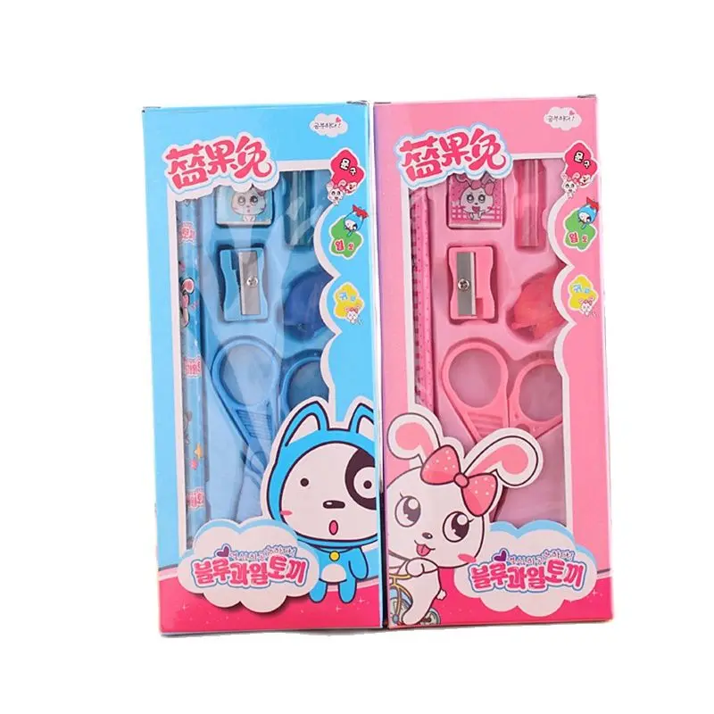Portable Stationery Set Practical Pen Eraser Sharpener Scissors Great Gifts for School Children Boys Girls cancelleria
Portable Stationery Set Practical Pen Eraser Sharpener Scissors Great Gifts for School Children Boys Girls cancelleria