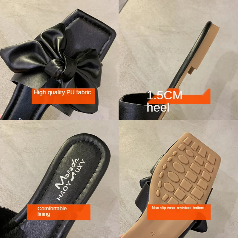 Summer 2021 New Casual Slippers Flat Non-slip Beach Solid Sandals Outdoor Bow Leisure All-match Comfortable Women's Shoes
Summer 2021 New Casual Slippers Flat Non-slip Beach Solid Sandals Outdoor Bow Leisure All-match Comfortable Women's Shoes