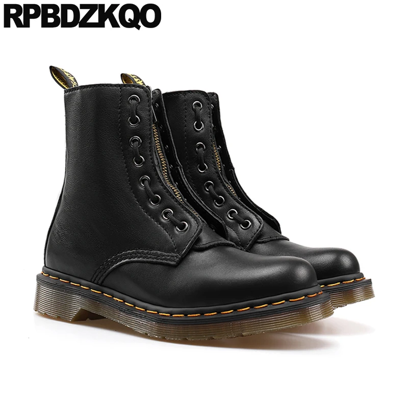 European Army Ankle Full Grain Retro Combat Boots Fall Military Italian Shoes Zipper Men Short Designer Handmade Lace Up Black
European Army Ankle Full Grain Retro Combat Boots Fall Military Italian Shoes Zipper Men Short Designer Handmade Lace Up Black