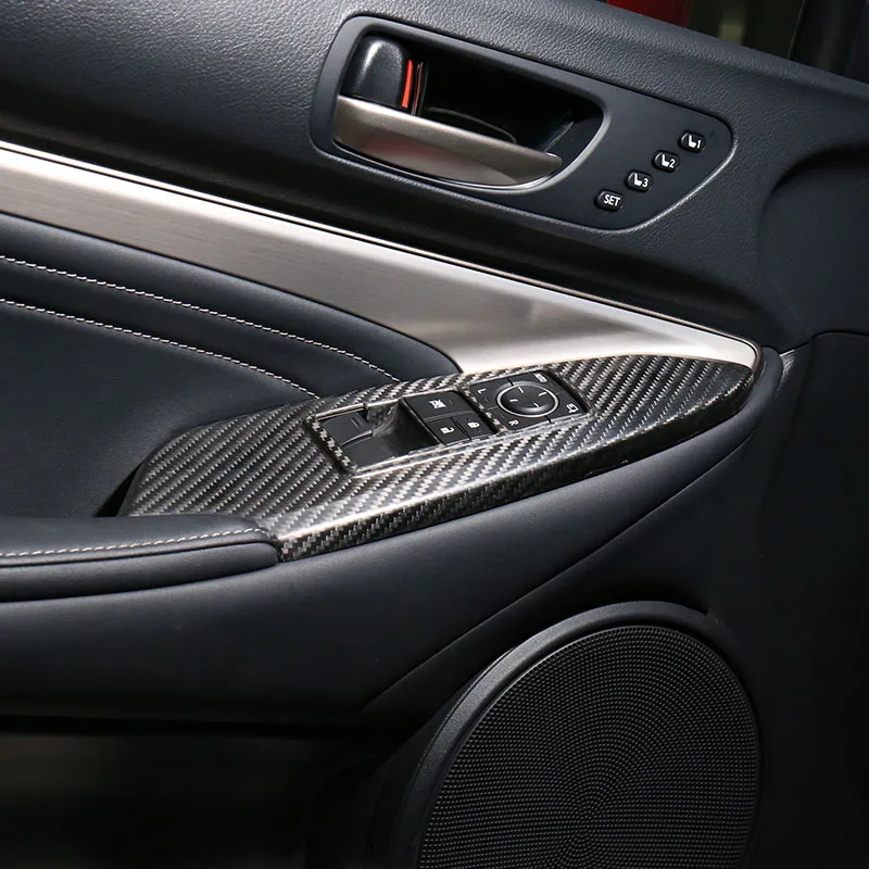 2Pcs/Set Carbon Fiber Car Interior Door Armrest Panel Window Switch Lift Buttons Cover Trim Sticker Decor For Lexus RC300 200T
2Pcs/Set Carbon Fiber Car Interior Door Armrest Panel Window Switch Lift Buttons Cover Trim Sticker Decor For Lexus RC300 200T