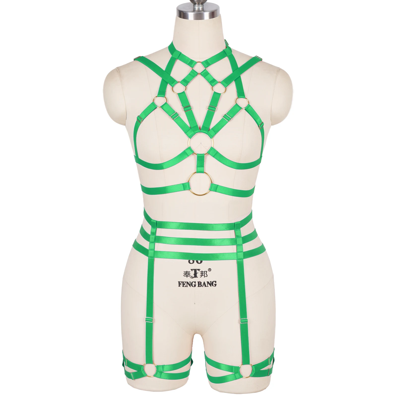 Bondage Full Body Harness For Women Cage Bra Sexy Lingerie Set Waist Suspender Belt Exotic Costumes Pole Dance Rave Underwear
Bondage Full Body Harness For Women Cage Bra Sexy Lingerie Set Waist Suspender Belt Exotic Costumes Pole Dance Rave Underwear