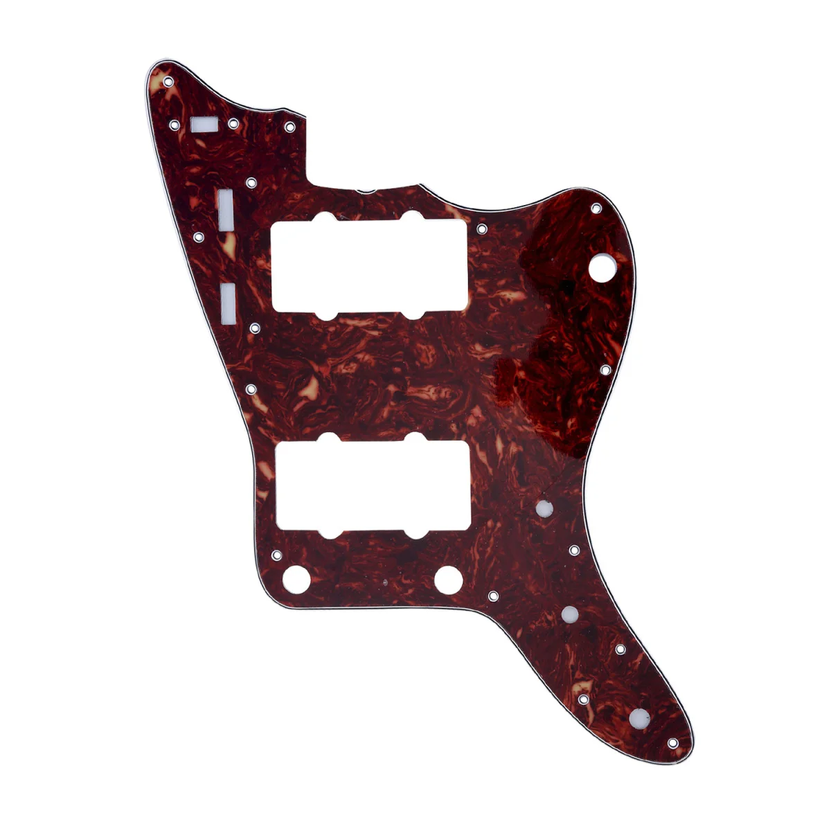 

Musiclily Pro 13-Hole Guitar Pickguard for JPN Made Fender Japan Jazzmaster, 4Ply Vintage Tortoise