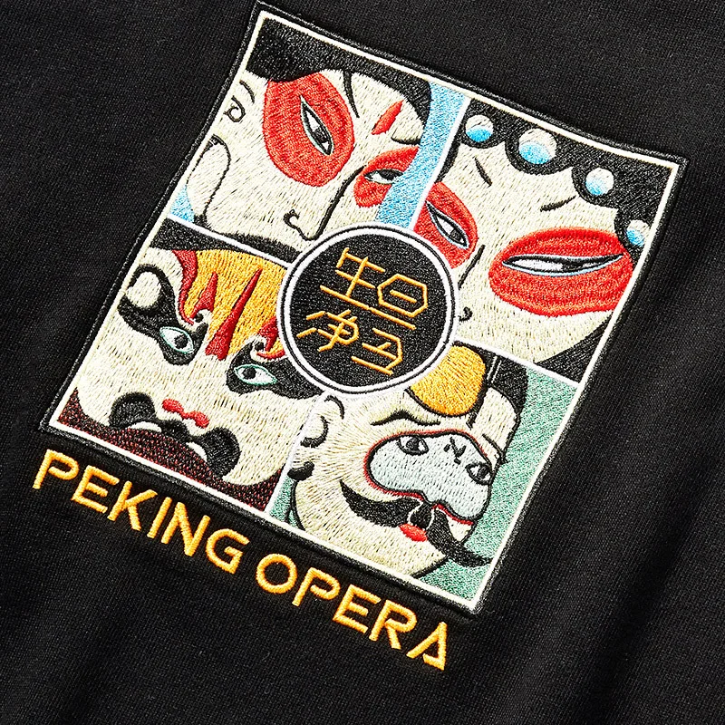2021 autumn winter Chinese style PEKING Opera embroidered Plush sweater men's base coat fashion brand loose size sweatshirts
2021 autumn winter Chinese style PEKING Opera embroidered Plush sweater men's base coat fashion brand loose size sweatshirts