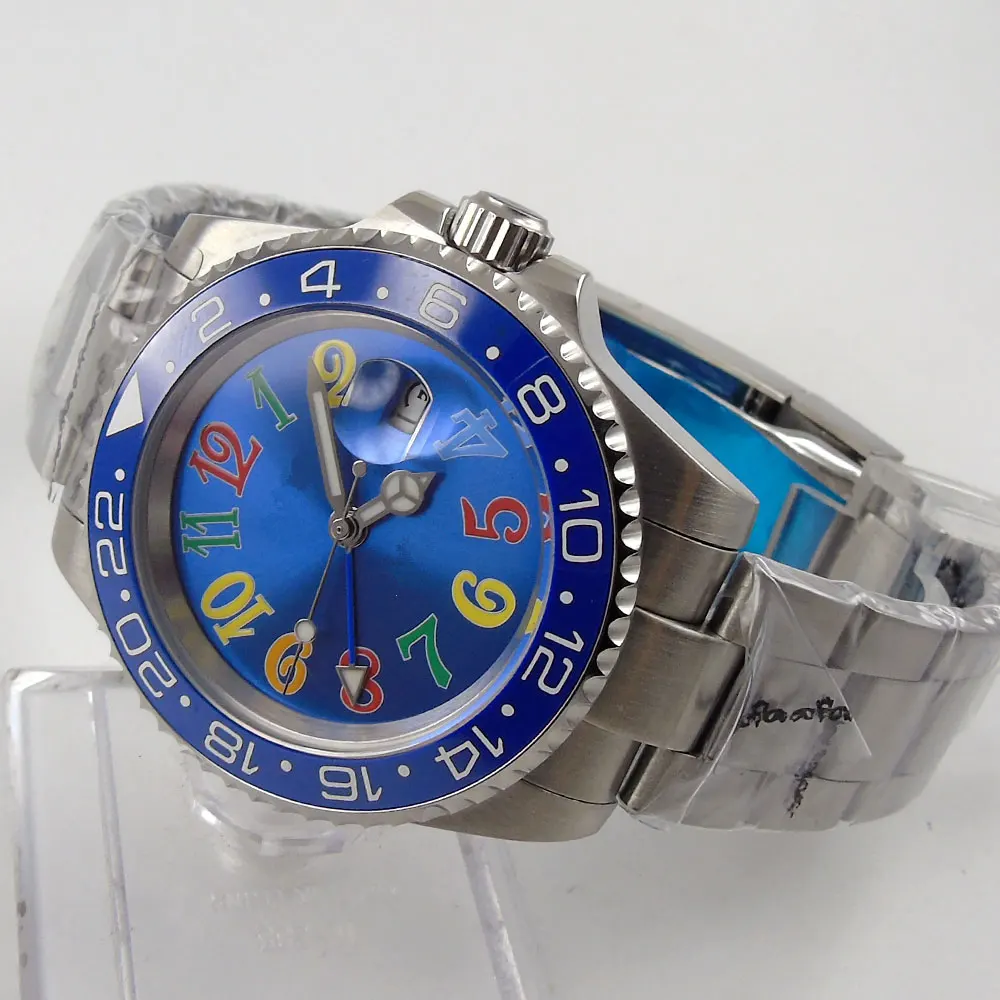 Мужские автоматические часы с синим циферблатом 40 мм
Мужские автоматические часы с синим циферблатом 40 мм