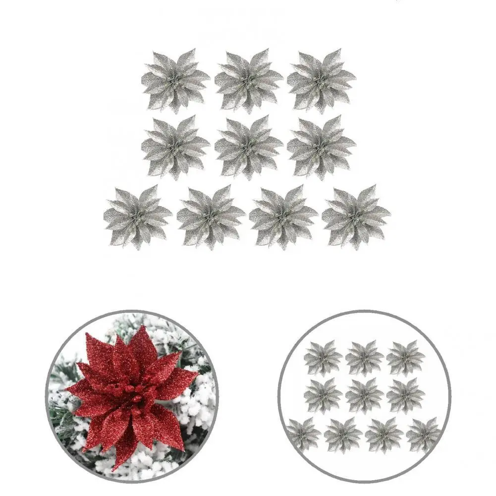 10 шт./компл. прочный разноцветный декоративный пластиковый цветочный декор для рождественской елки, не выцветает, 5 цветов
10 шт./компл. прочный разноцветный декоративный пластиковый цветочный декор для рождественской елки, не выцветает, 5 цветов