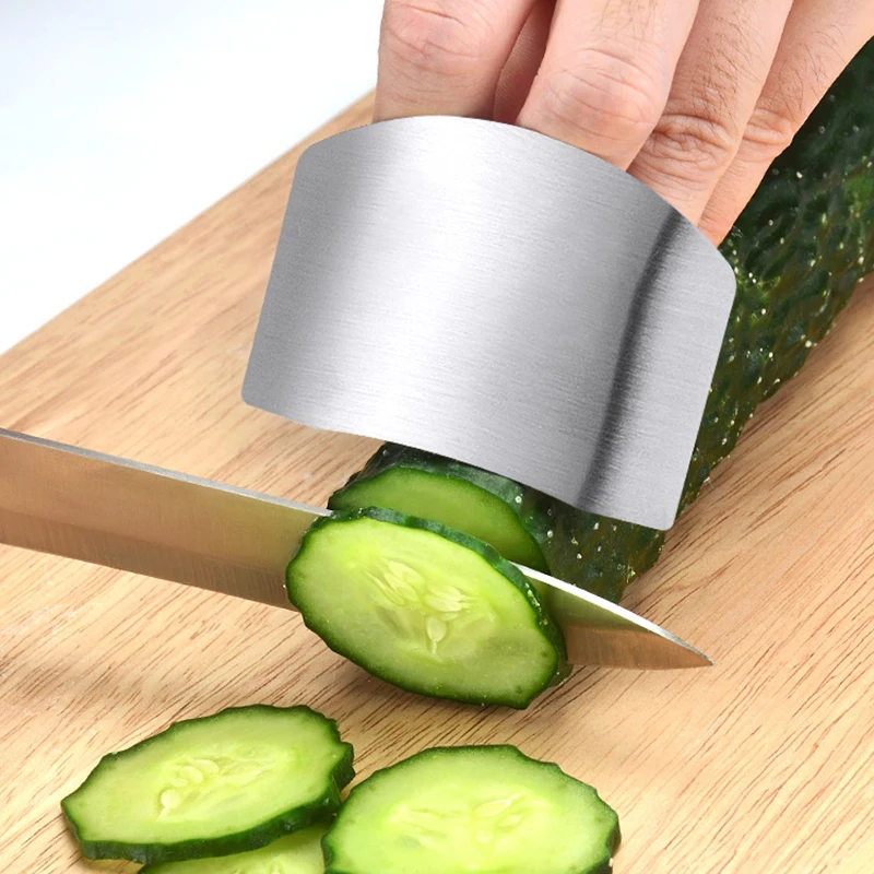 Protection Kitchen Finger Vegetables Protector Stainless Steel Kitchen Hand Cut Safe Guard Knife Tool Accessories Knife Cutting
Protection Kitchen Finger Vegetables Protector Stainless Steel Kitchen Hand Cut Safe Guard Knife Tool Accessories Knife Cutting
