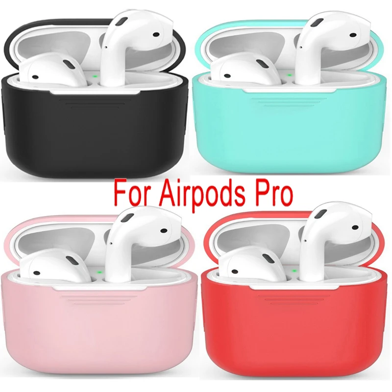 Силиконовый чехол для Airpods Pro аксессуары Apple наушников Air Pods 3 чехол|Аксессуары