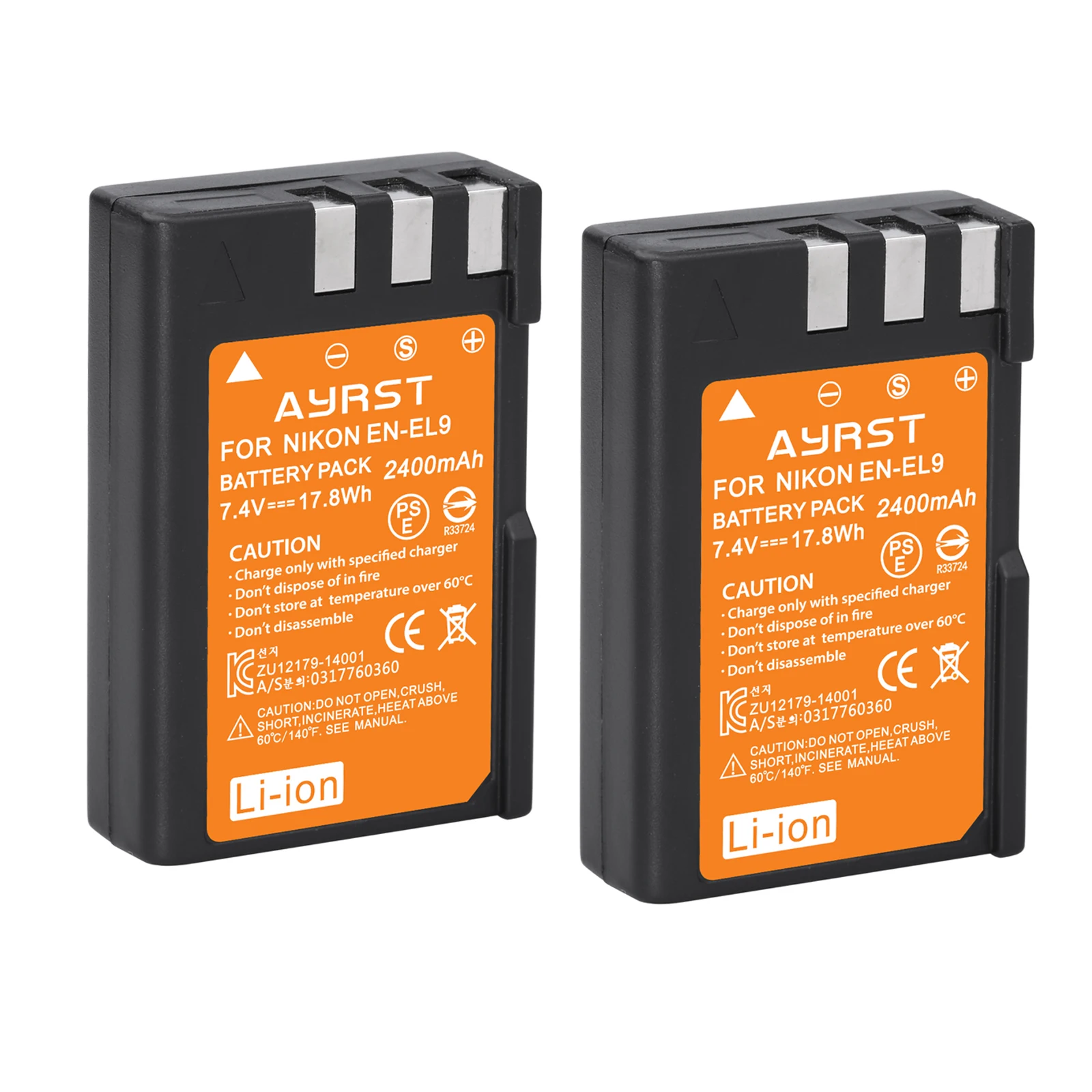2400mAh EN-EL9 EN EL9 EN-EL9a EL9a camera Battery For Nikon D40 D60 D40X D5000 D3000 Camera | Электроника