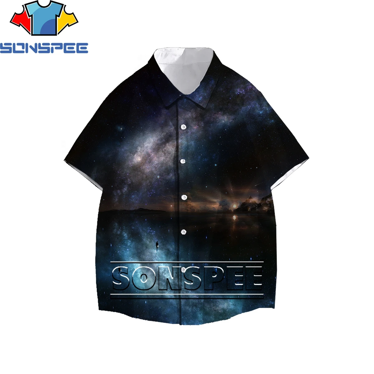 SONSPEE New Starry Sky Pattern 3D Print Men Women's Shirt Summer Original Personality Hawaiian Beach Loose Buttons Oversize Top
SONSPEE New Starry Sky Pattern 3D Print Men Women's Shirt Summer Original Personality Hawaiian Beach Loose Buttons Oversize Top