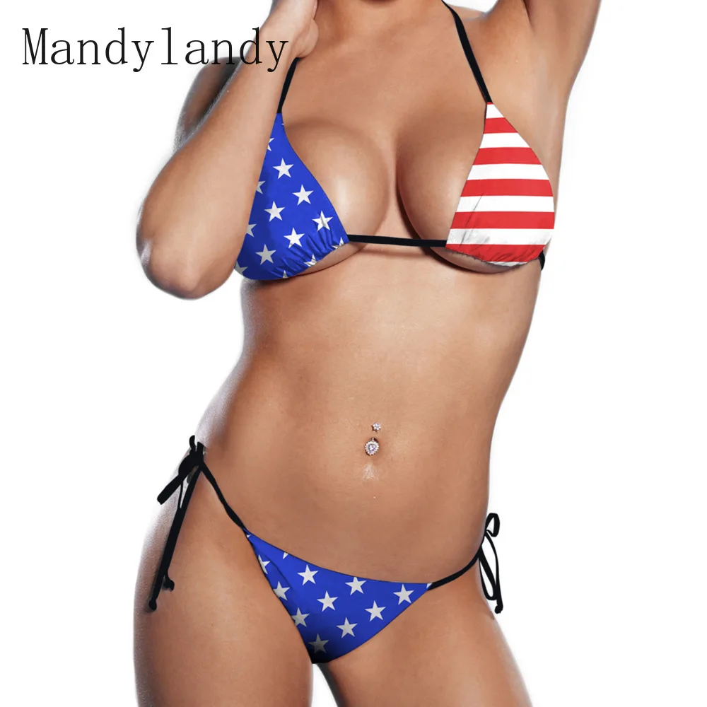 Mandylandy Bikini Set Summer Leaf Pattern Bathing Suit String Bra Underwear Women's Swimwear Swimsuit Sexy Halter Beach Wear
Mandylandy Bikini Set Summer Leaf Pattern Bathing Suit String Bra Underwear Women's Swimwear Swimsuit Sexy Halter Beach Wear