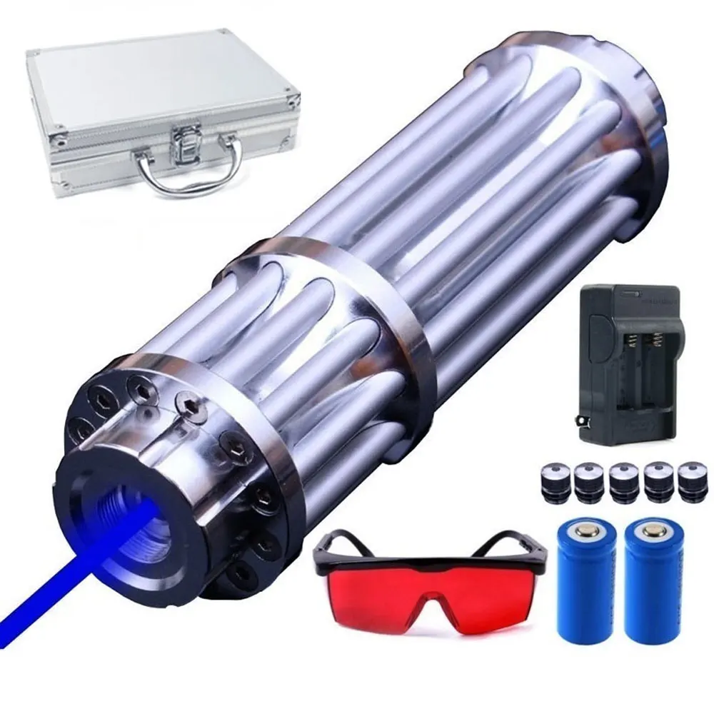 Burning Blue Laser Powerful Torch 445nm 10000m Multifunction Focusable Laser Sight Pointers Flashlight Burn Match
Burning Blue Laser Powerful Torch 445nm 10000m Multifunction Focusable Laser Sight Pointers Flashlight Burn Match