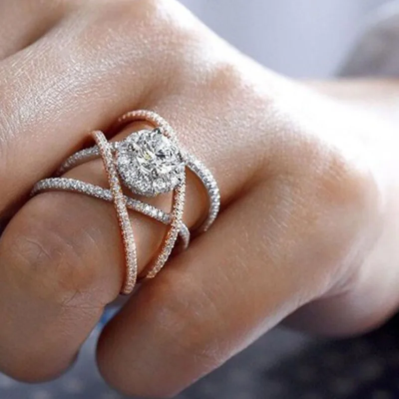 Milangirl Luxury Women Big Cross Rings Crystal White Zircon Stone Ring Female Girls Wedding Jewelry Promise Ring
Milangirl Luxury Women Big Cross Rings Crystal White Zircon Stone Ring Female Girls Wedding Jewelry Promise Ring