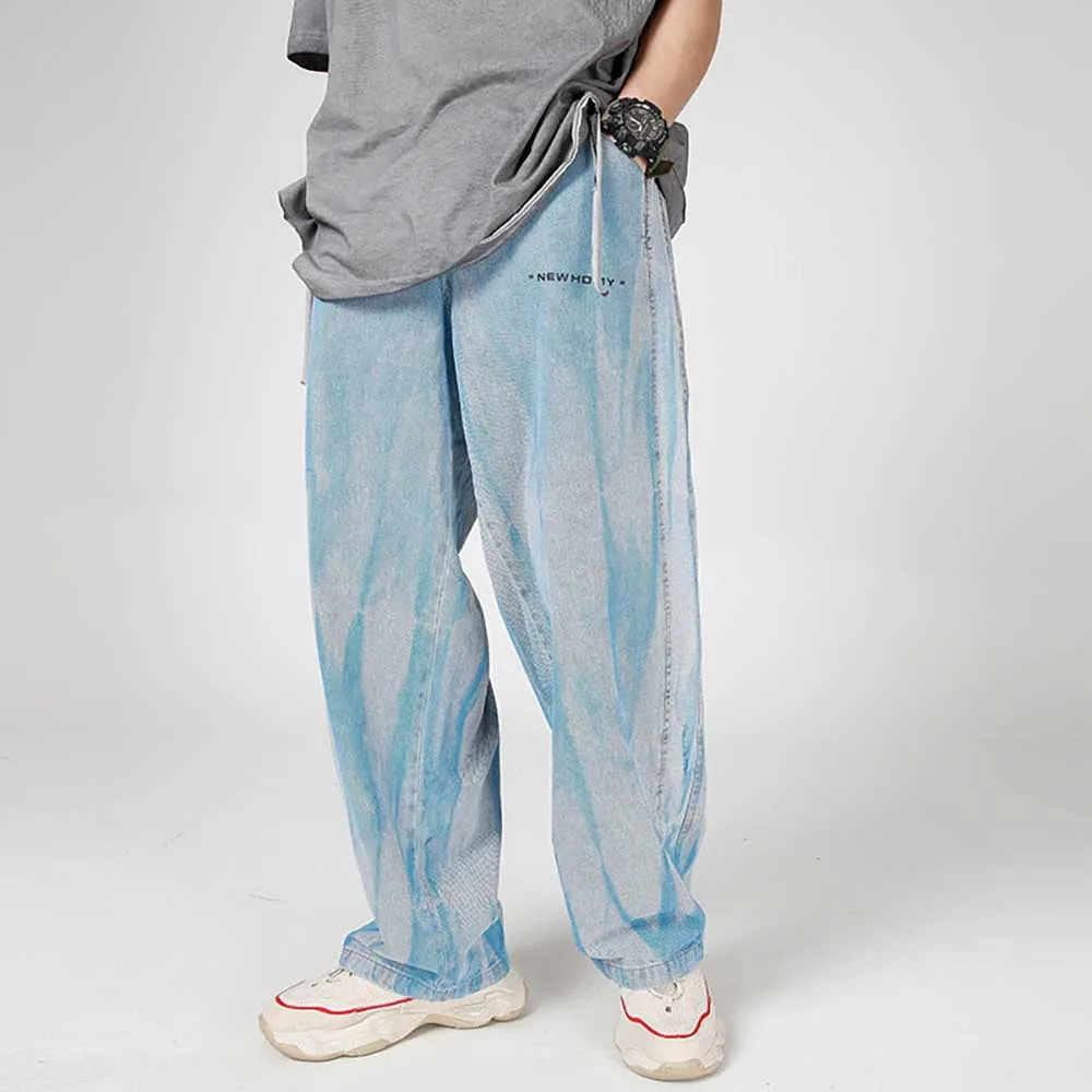 Trend Painted Jeans Men Women Casual Denim Pants Loose Baggy Trousers Straight Hiphop Harem Pants Streetwear Jeans Man Clothing
Trend Painted Jeans Men Women Casual Denim Pants Loose Baggy Trousers Straight Hiphop Harem Pants Streetwear Jeans Man Clothing