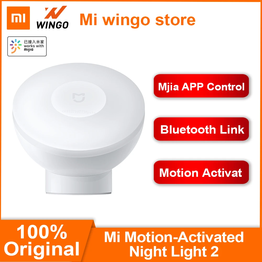 Xiaomi Mijia Night Light 2 Global BT Version Adjustable Brightness Infrared Smart Human Body &Light Sensor Work with Mi Home App
Xiaomi Mijia Night Light 2 Global BT Version Adjustable Brightness Infrared Smart Human Body &Light Sensor Work with Mi Home App