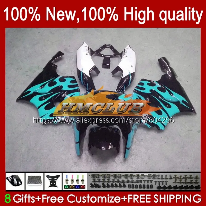 Bodys Kit For KAWASAKI ZX7R ZX-750 ZX 7R 96 97 98 99 00 01 Cyan flames 02 03 79No.76 ZX-7R ZX750 ZX 750 7 R 1996 2003 Fairings 
Bodys Kit For KAWASAKI ZX7R ZX-750 ZX 7R 96 97 98 99 00 01 Cyan flames 02 03 79No.76 ZX-7R ZX750 ZX 750 7 R 1996 2003 Fairings