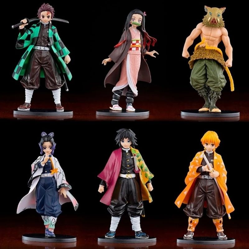 6pcs Kimetsu no Yaiba Figure 16cm Agatsuma Zenitsu Figurine Tanjirou Nezuko anime Demon Slayer action Figure Warrior Model Toys
6pcs Kimetsu no Yaiba Figure 16cm Agatsuma Zenitsu Figurine Tanjirou Nezuko anime Demon Slayer action Figure Warrior Model Toys