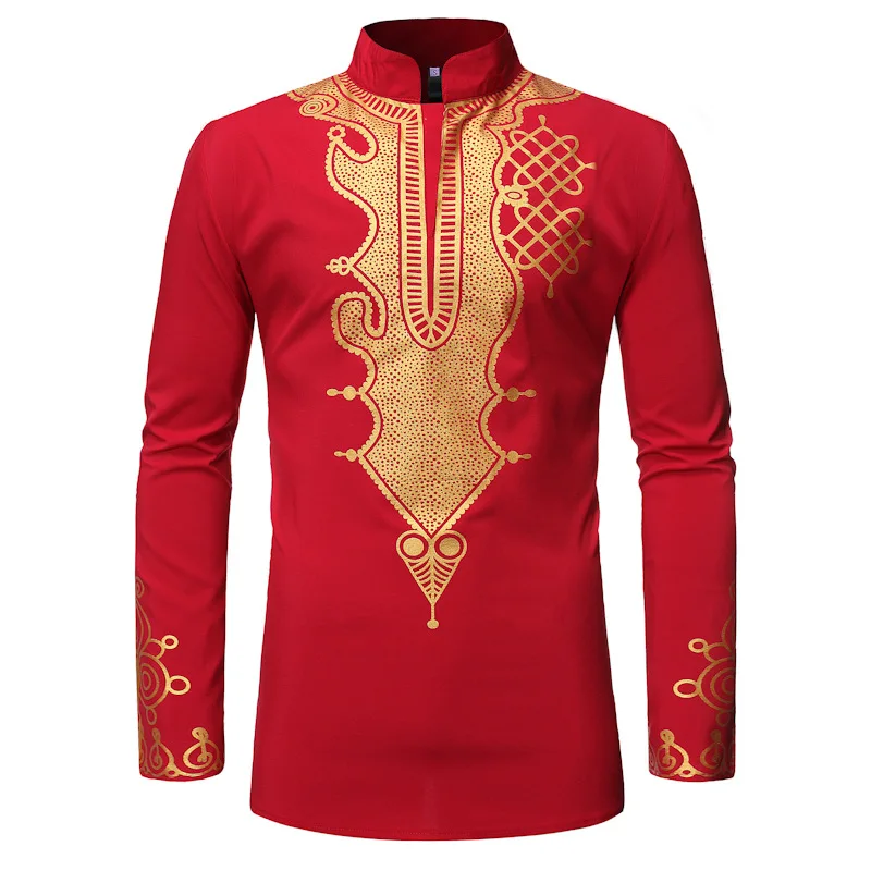 Red African colors Print Mandarin Collar Shirt Men Hipster Streetwear Casual African Clothes Men Long Sleeve African Clothing
Red African colors Print Mandarin Collar Shirt Men Hipster Streetwear Casual African Clothes Men Long Sleeve African Clothing