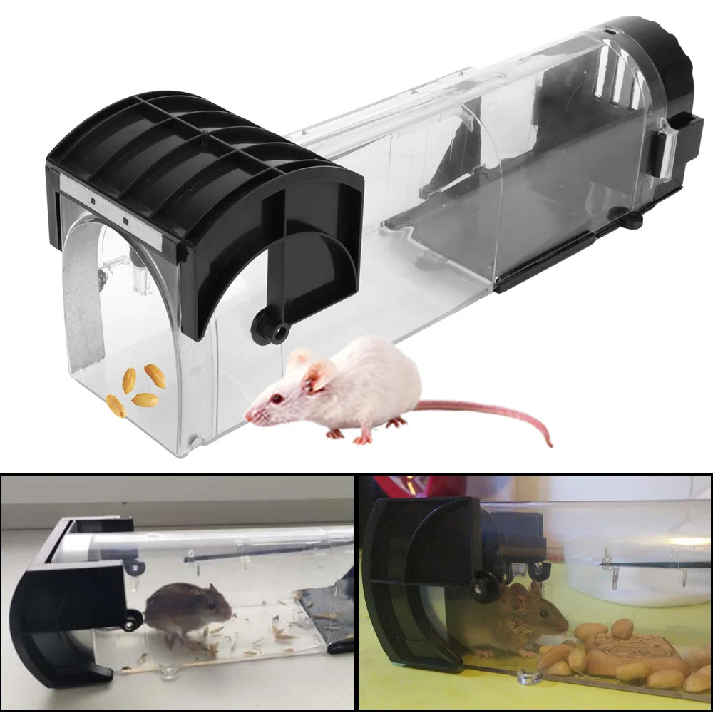 Household Mouse Catcher Smart Self-locking Mousetrap Reusable Safe Firm Rodents Trap for Indoor Outdoor Garden
Household Mouse Catcher Smart Self-locking Mousetrap Reusable Safe Firm Rodents Trap for Indoor Outdoor Garden