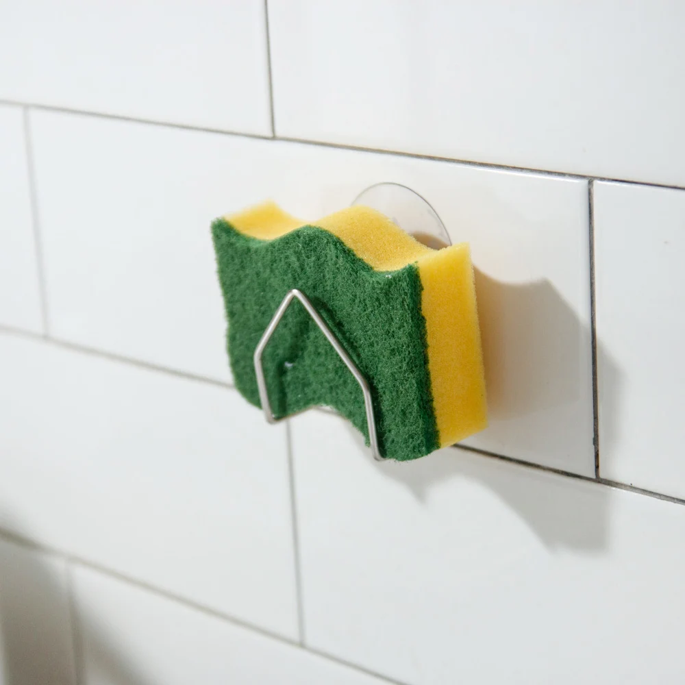 Portable Suction Cup Stainless Steel Drain Rack Cleaning Cloth Shelf Dish Drainer Sponge Holder Sink Rack Kitchen Accessories
Portable Suction Cup Stainless Steel Drain Rack Cleaning Cloth Shelf Dish Drainer Sponge Holder Sink Rack Kitchen Accessories