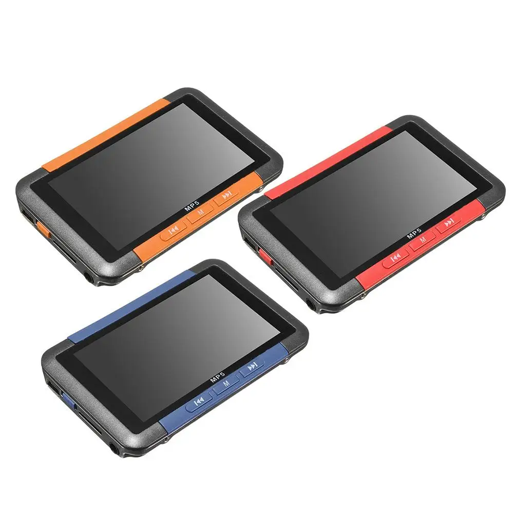 3-дюймовый тонкий LCD HD 720P MP5 видео музыкальный медиаплеер FM радио 1280x720 поддержка MP3