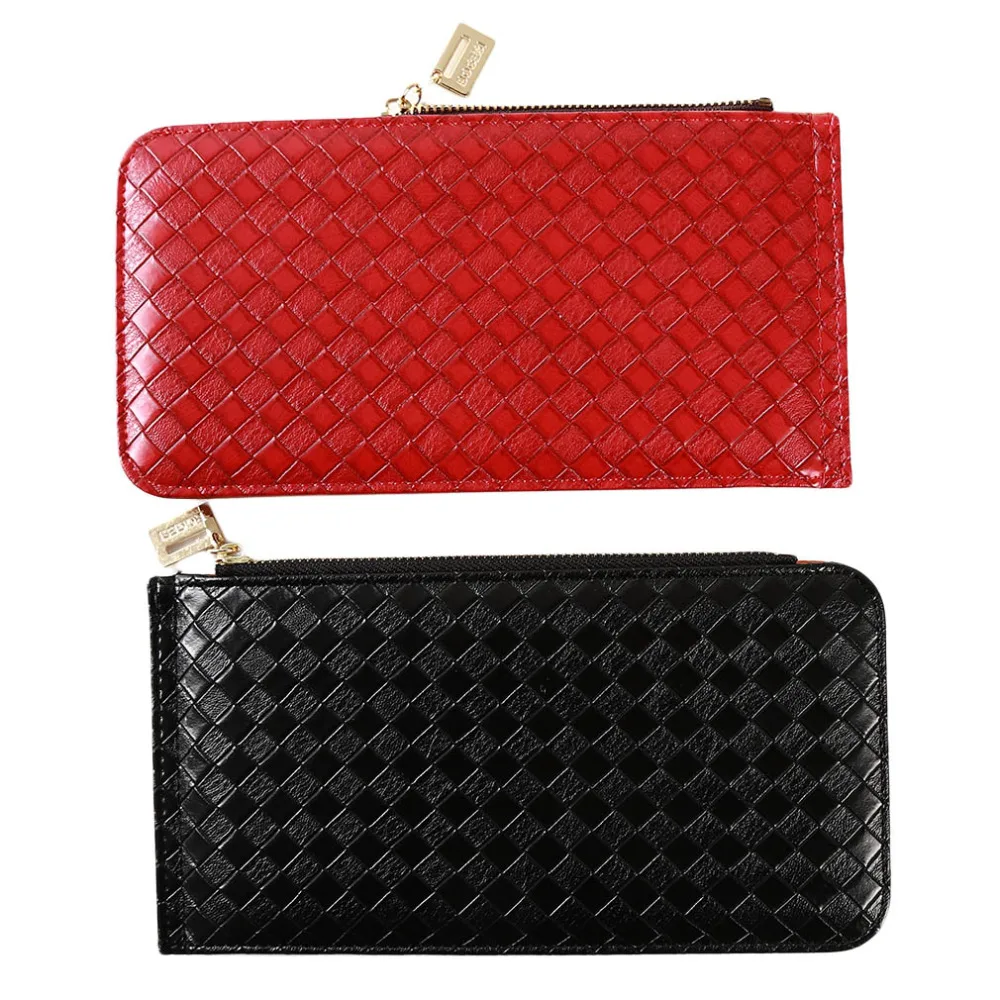Retro Purse Card Package Women PU Leather Korea Plaid Business Card Case Phone Credit Card Holder Female Wallet Long
Retro Purse Card Package Women PU Leather Korea Plaid Business Card Case Phone Credit Card Holder Female Wallet Long