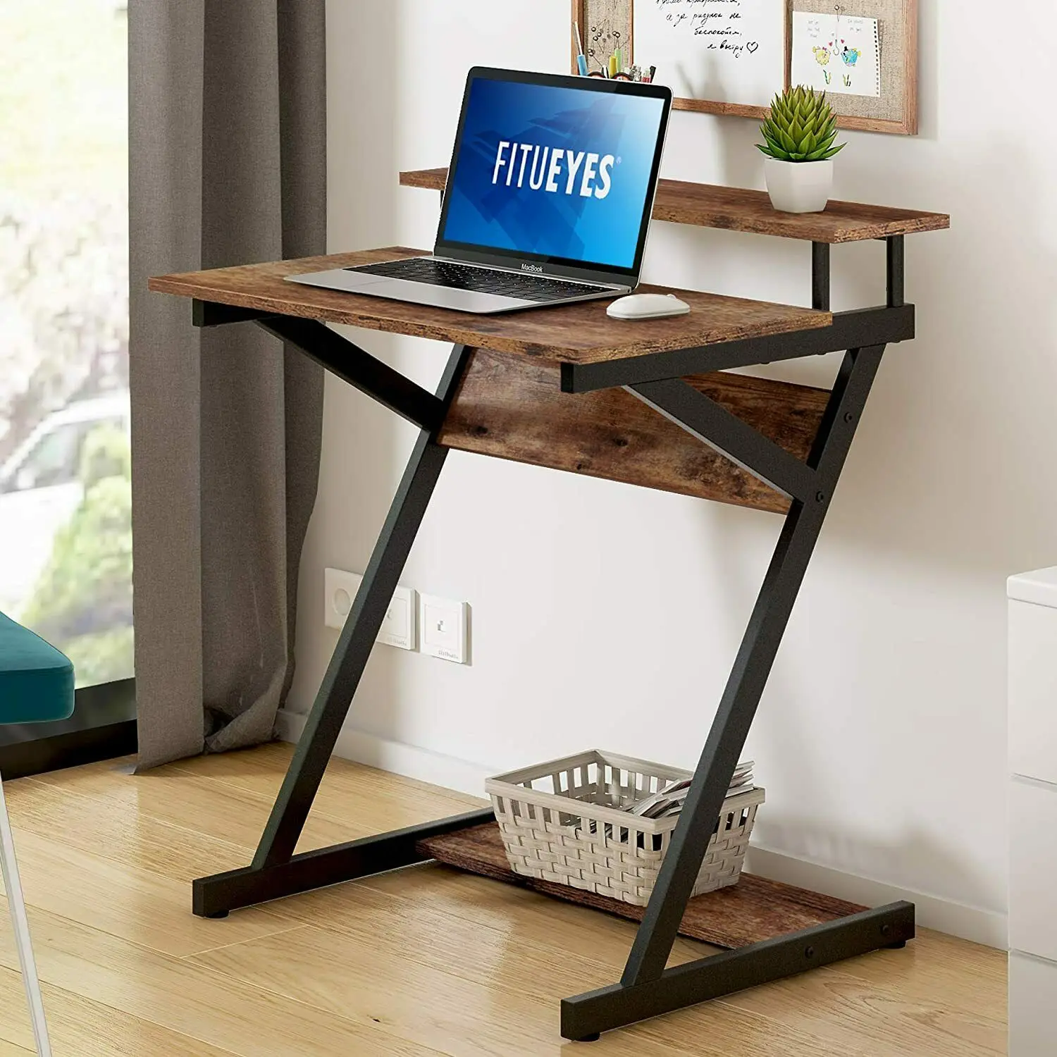Small Computer Desk With Monitor Stand Laptop Study PC Table Home Office Desk UK
Small Computer Desk With Monitor Stand Laptop Study PC Table Home Office Desk UK