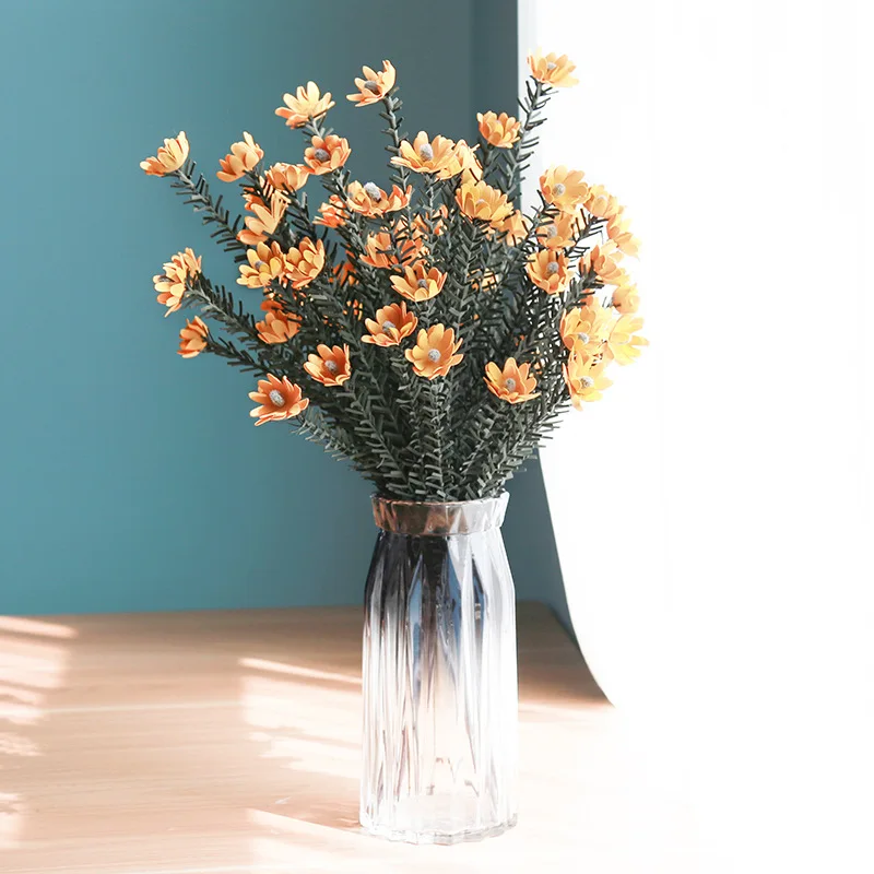 2Pcs Simulation 8 Heads Daisy PE Artificial Flowers Home Decoration Floral Wedding Bouquets Fake Flowers Small Chrysanthemum
2Pcs Simulation 8 Heads Daisy PE Artificial Flowers Home Decoration Floral Wedding Bouquets Fake Flowers Small Chrysanthemum