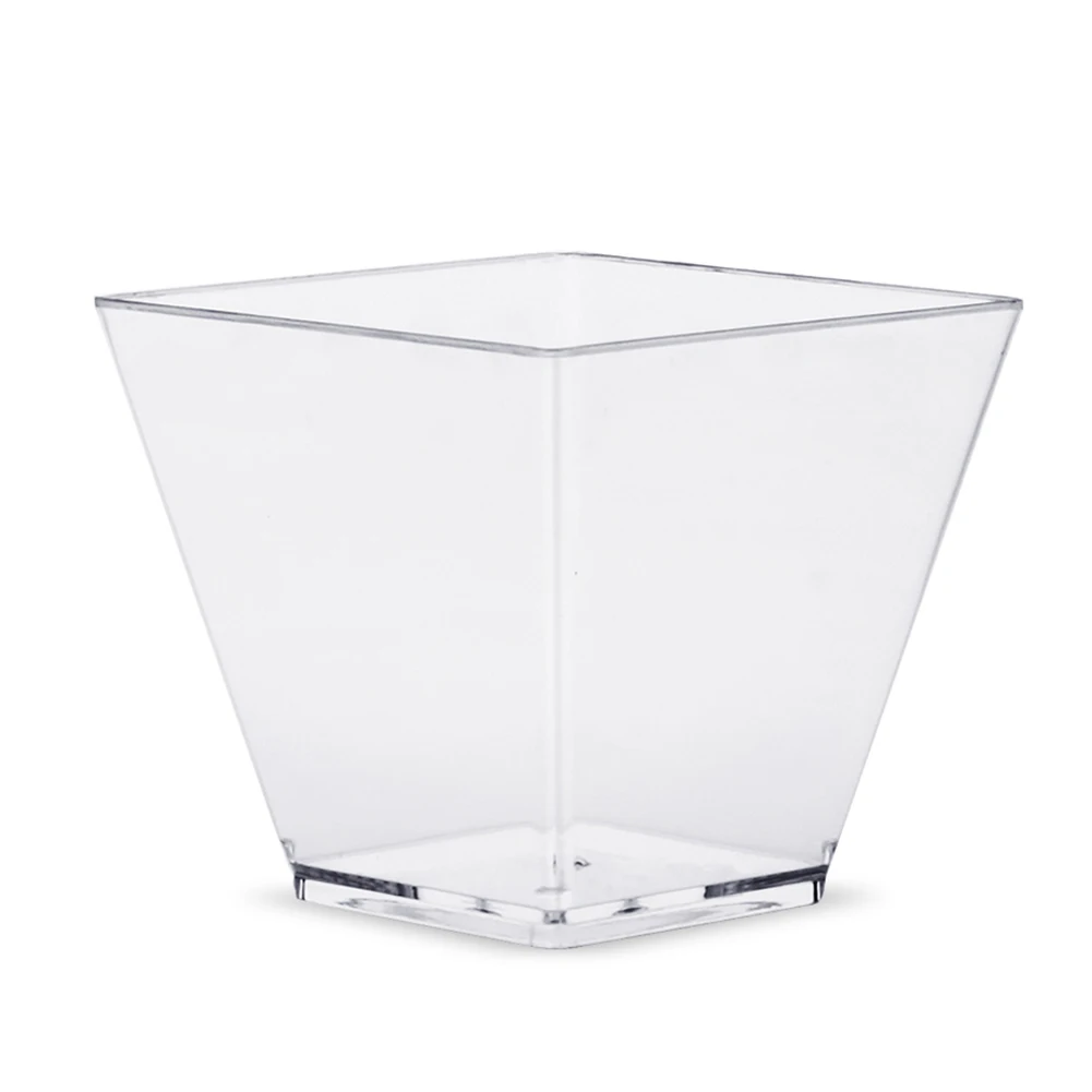 50 60ml Disposable Plastic Cup Transparent Trapezoidal Food Containers, Used for Baking Cupcakes and Desserts
50 60ml Disposable Plastic Cup Transparent Trapezoidal Food Containers, Used for Baking Cupcakes and Desserts