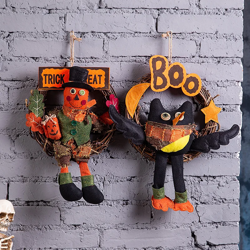 Halloween Decorations Ghost Festival Supplies Decoration Rattan Circle Wreath Door Hanging Arrangement Listing
Halloween Decorations Ghost Festival Supplies Decoration Rattan Circle Wreath Door Hanging Arrangement Listing